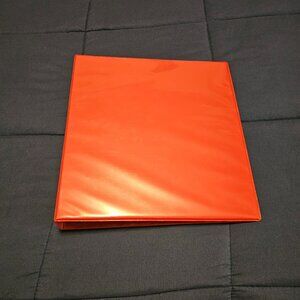 Avery red binder 1" inch three D rings